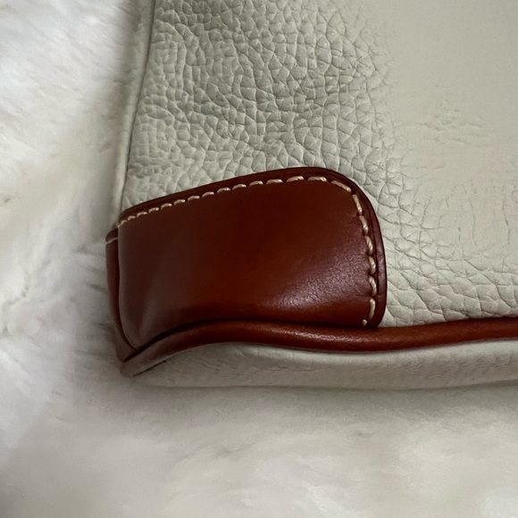 Dooney & Bourke Cream Pebble Grain Leather Crossbody - Picture 7 of 10